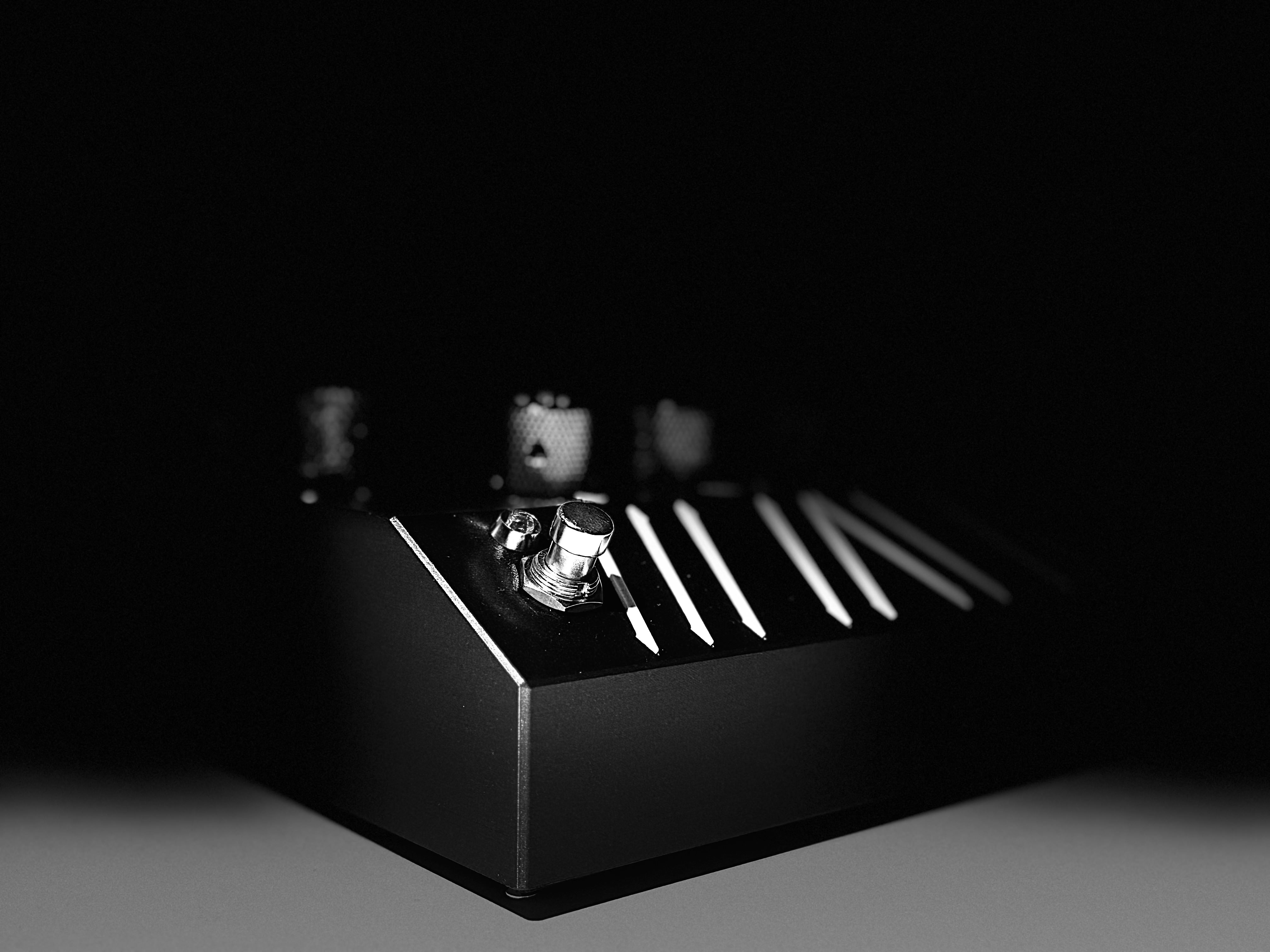 BonesFX digital guitar effects processor, viewed from the front